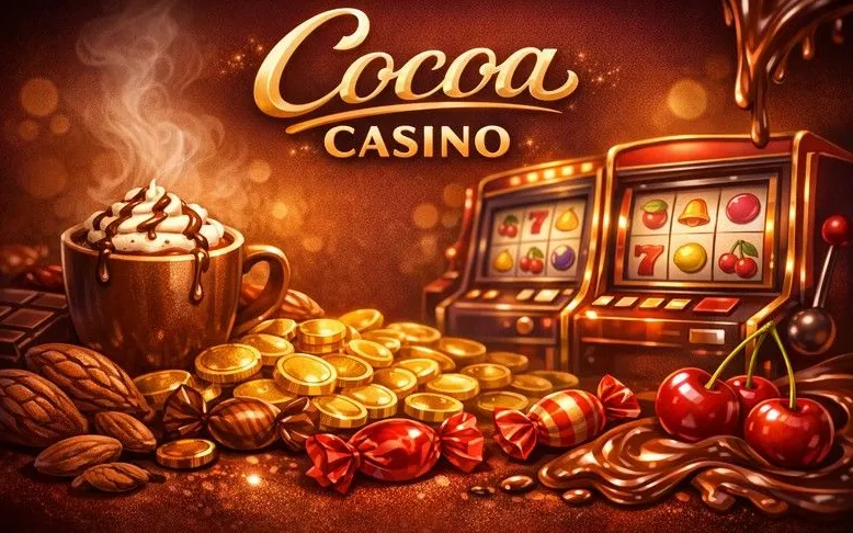 Cocoa Casino mobile browser interface on smartphone